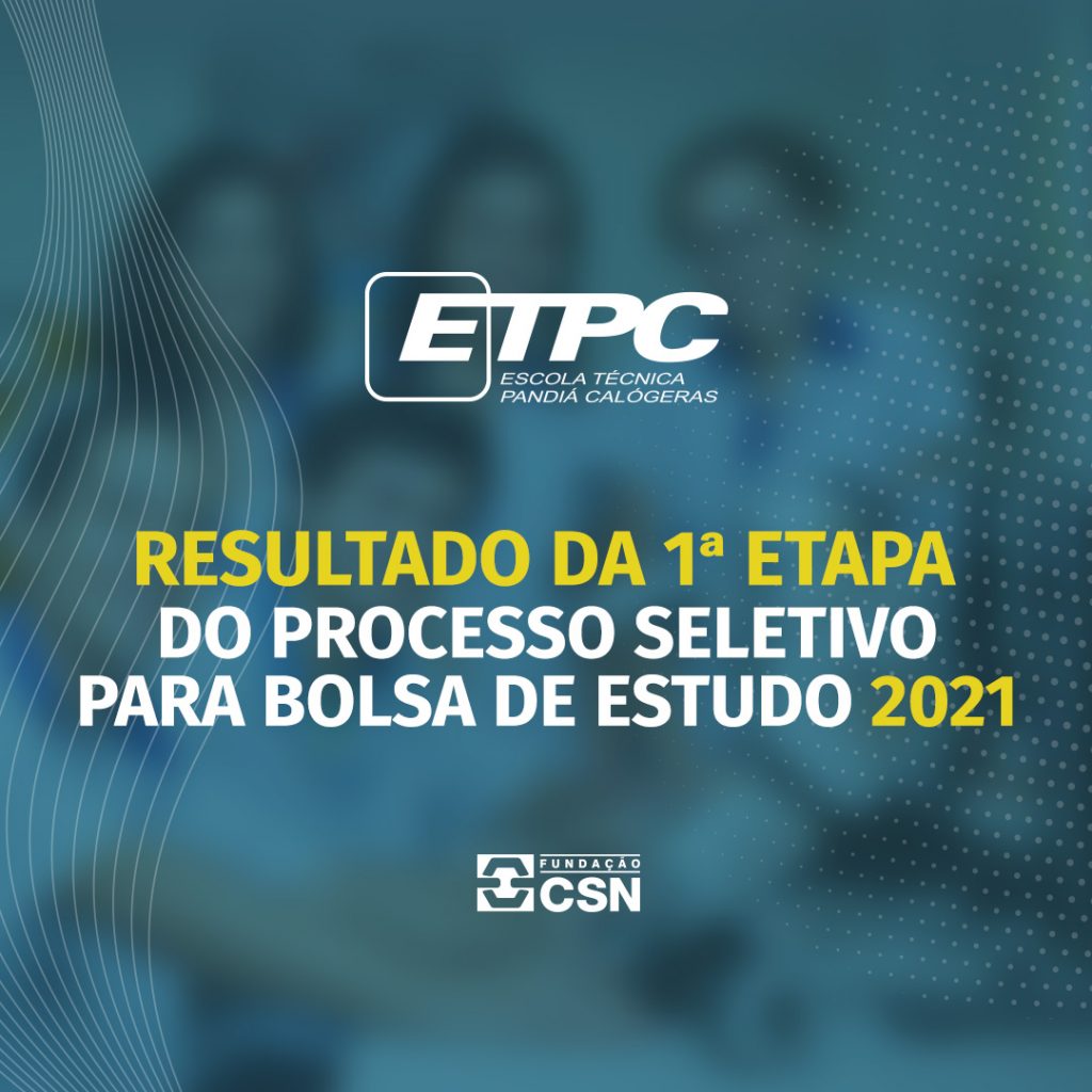Classificados no Processo Seletivo da ETPC para Bolsas de Estudos 2021